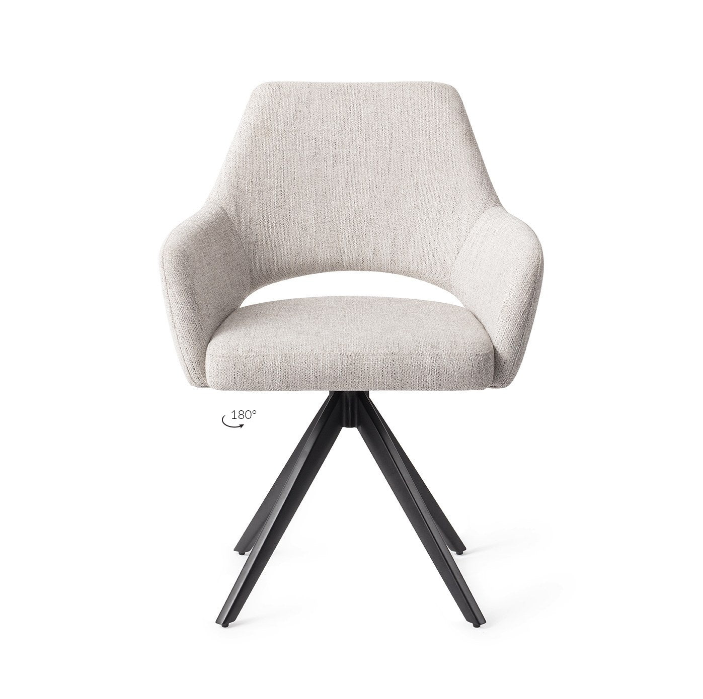 YANAI - Eetkamerstoel - Pigeon, Turn Black