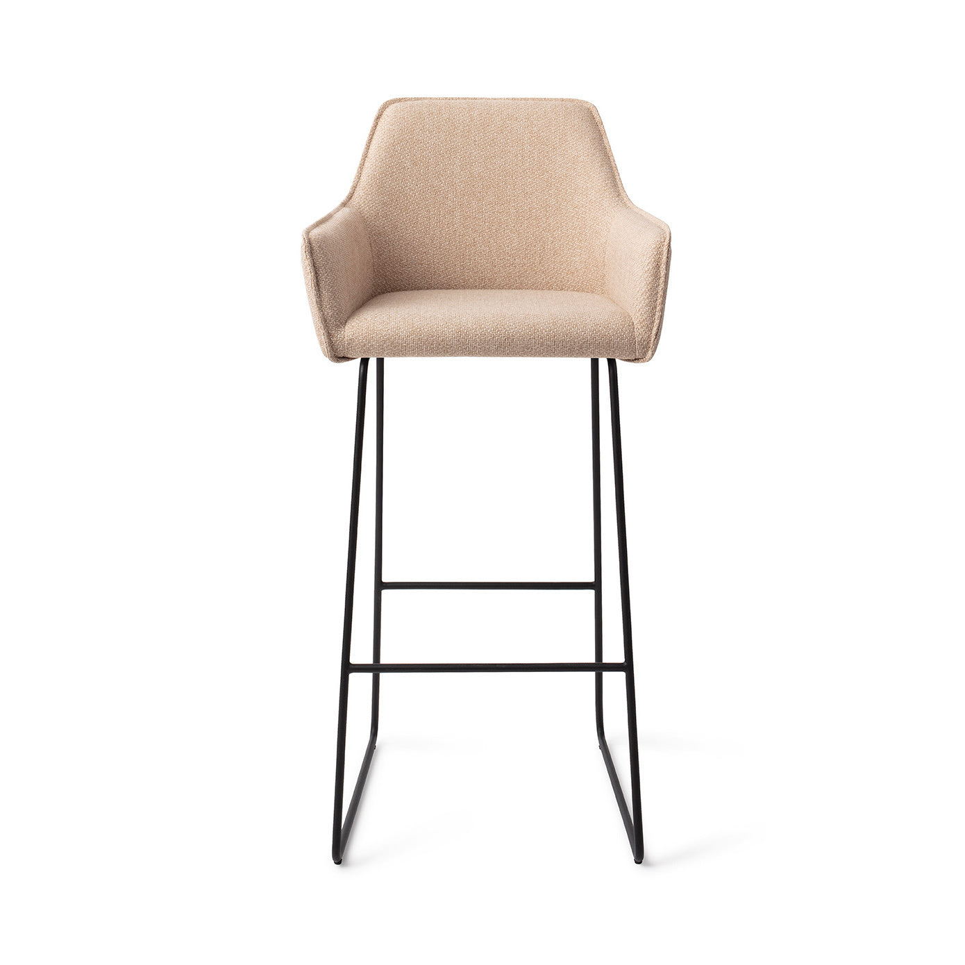 HOFU - Wild Walnut - Barstoel - Slide Black