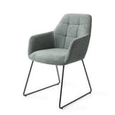 NOTO - Eetkamerstoel - Real Teal, Slide Black