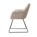 NOTO - Eetkamerstoel - Biscuit Beach, Slide Black