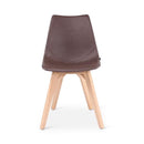 HAPY - Eetkamerstoel - Houten onderstel - Stel uw eigen stoel samen