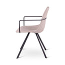 HAPY - Armstoel met metalen arm - Metalen poten