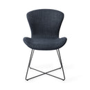 MOJI - Eetkamerstoel - Mystic Marine, Cross Black