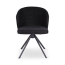 LOT - Draaistoel - Zwarte metalen poten