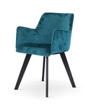 OLLY - Armstoel - Houten poten