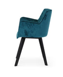 OLLY - Armstoel - Houten poten