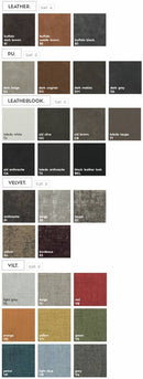 HAPY - Eetkamerstoel - Stalen onderstel - Stel uw eigen stoel samen