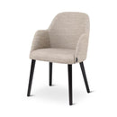 SUE - Armstoel - Ronde houten poten