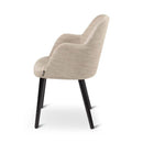 SUE - Armstoel - Ronde houten poten