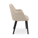 SUE - Armstoel - Ronde houten poten