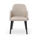 SUE - Armstoel - Ronde houten poten